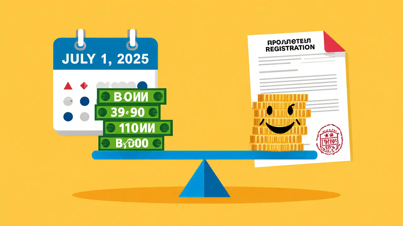 Сравнение налогов: НДФЛ против самозанятого, с яркими цифрами и календарем 1 июля 2025 года.