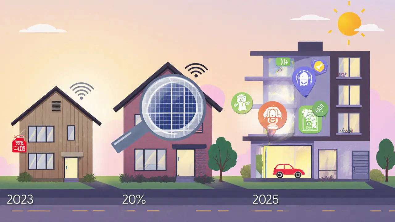 Эволюция квартиры с 2023 по 2025 год: от старого дома до современного жилья с экологическими и цифровыми преимуществами