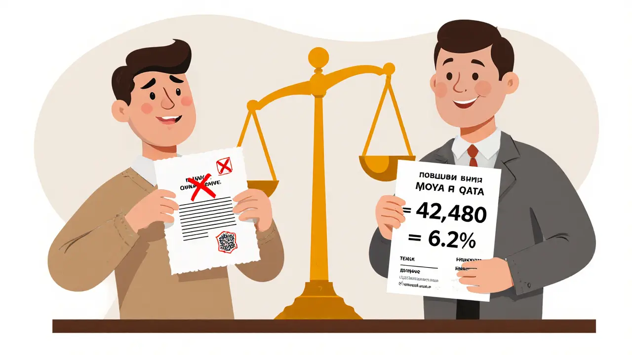 Сравнение: неправильная индексация слева и правильное уведомление — справа.