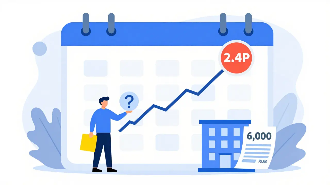 График дохода от аренды с ограничением в 2,4 млн рублей, рядом — счет за имущество и иконка пенсии.