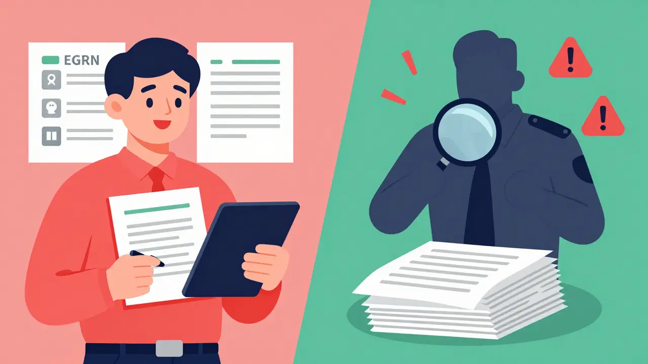 Левая часть: сдача квартиры через Госуслуги. Правая часть: угроза штрафа за неуплату налогов.