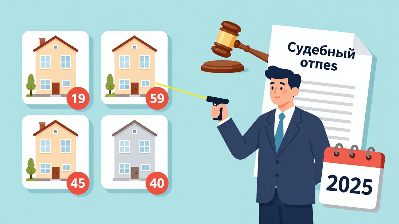 Оценщик проводит осмотр квартиры с анализом аналогичных объектов на экране