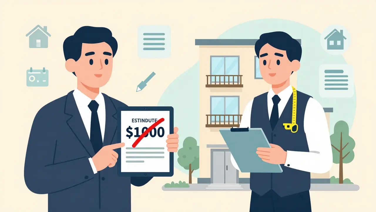 Сравнение онлайн-оценки и реальной оценки квартиры профессионалом, плоский стиль