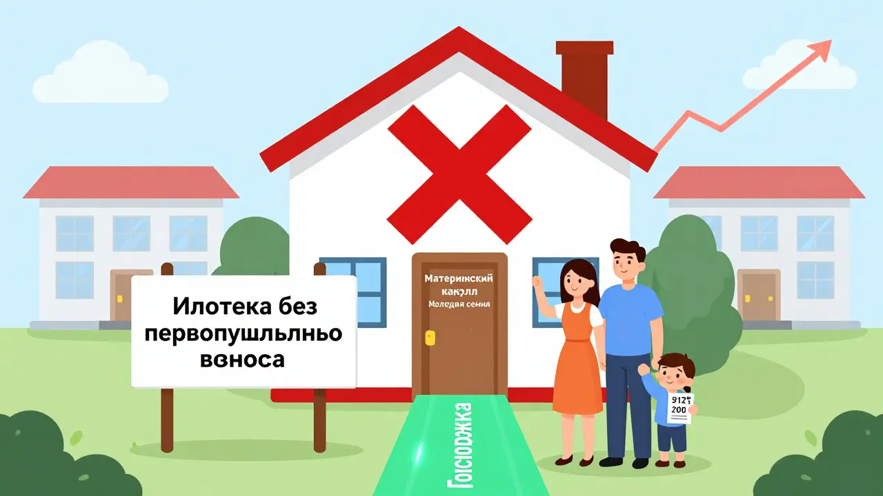 Ипотека без первоначального взноса в 2025 году: что реально, а что миф