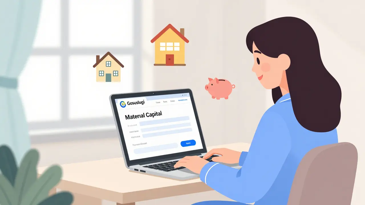 Как оформить электронное заявление на распоряжение материнским капиталом через Госуслуги