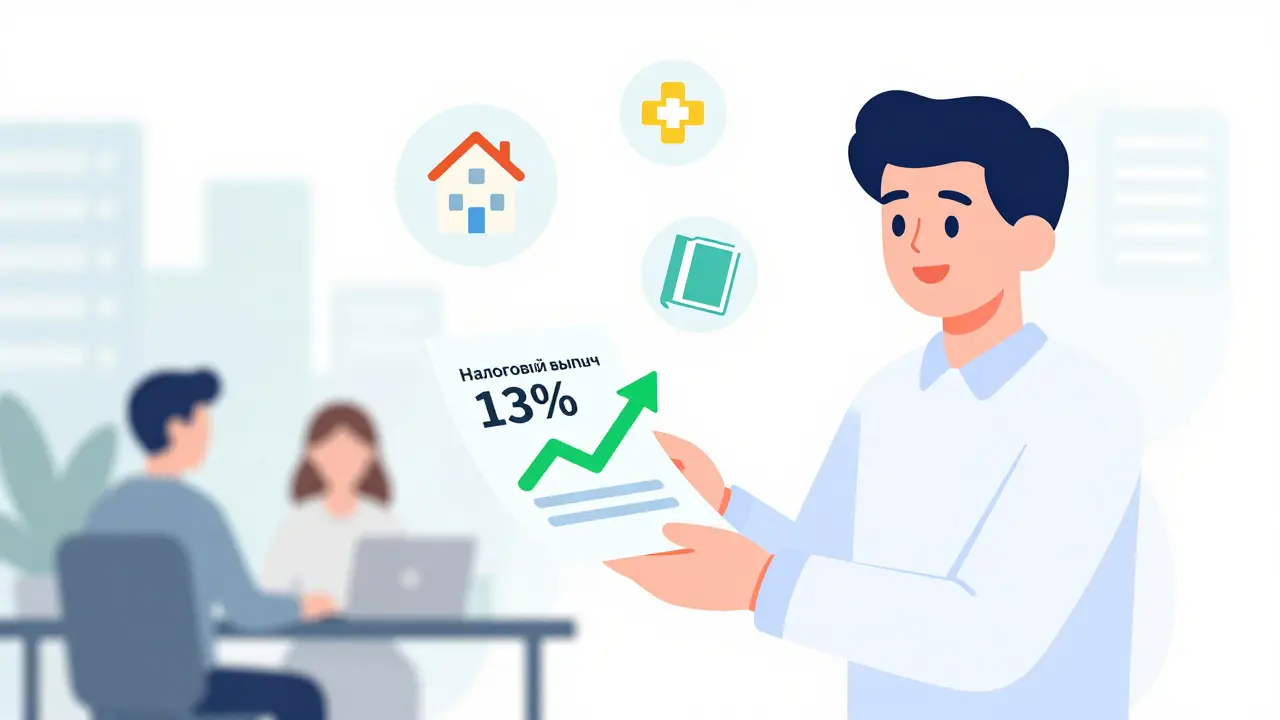 Как получить налоговый вычет через работодателя без декларации в 2025 году