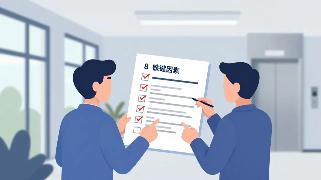 Клиент и банк проверяют отчет об оценке с перечнем ключевых факторов