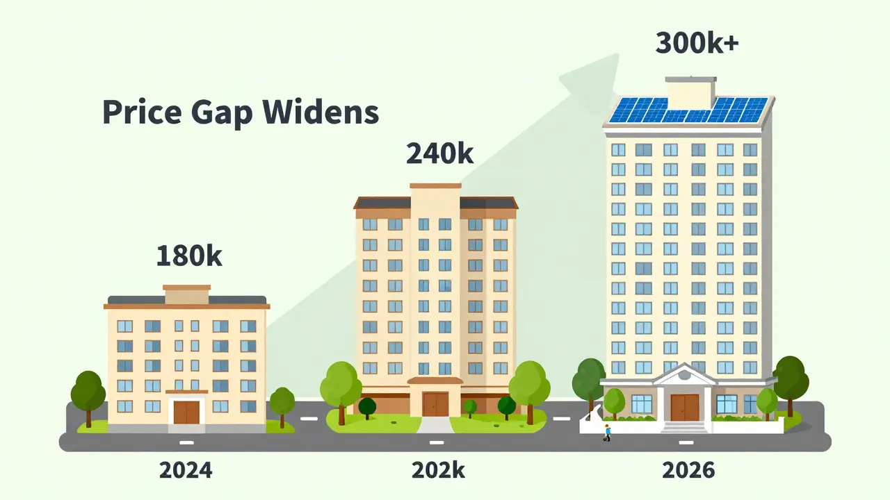 Развитие жилых комплексов с 2024 по 2026 год: от эконом-класса до экологичного премиум-жилья с ростом цен.