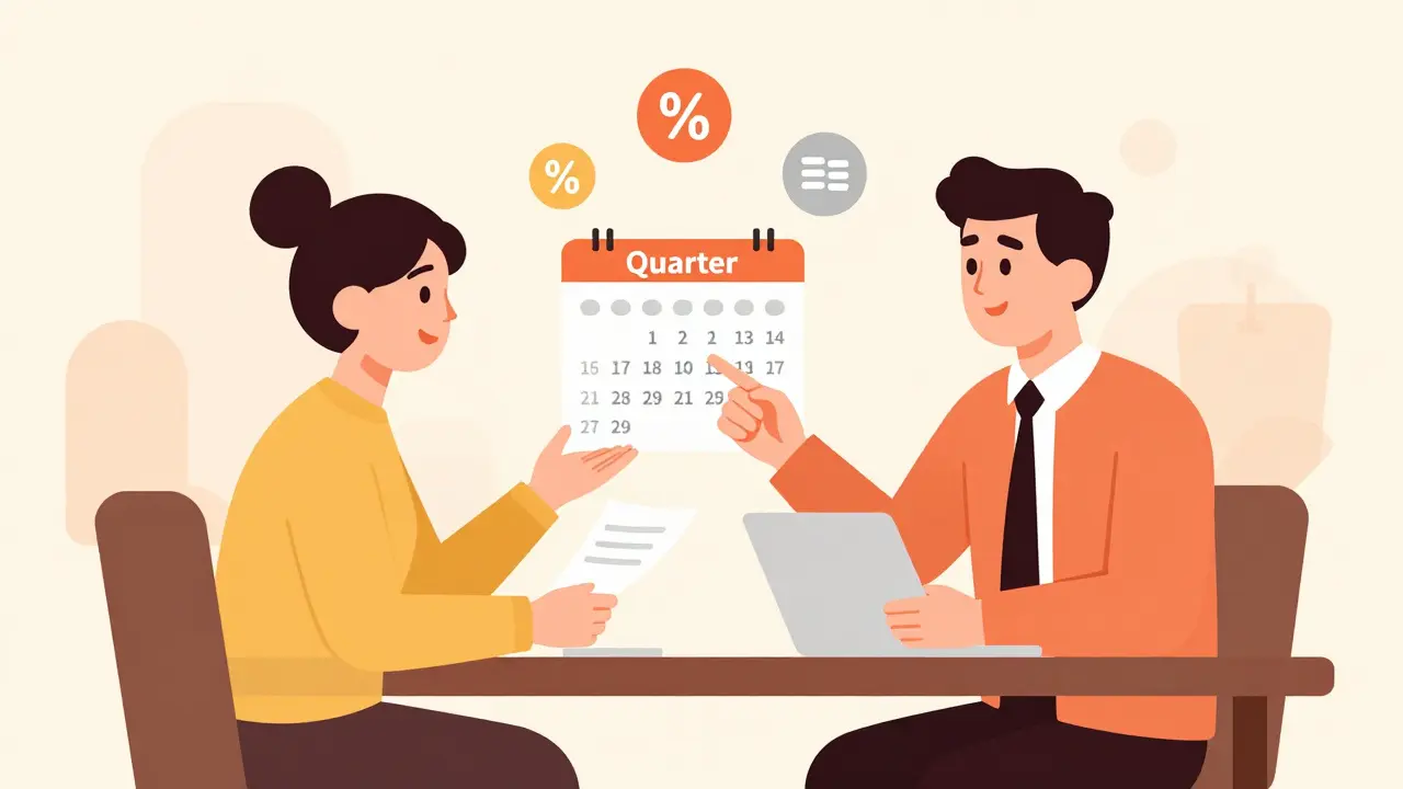 Переговоры клиента с менеджером о скидке на услуги оценки