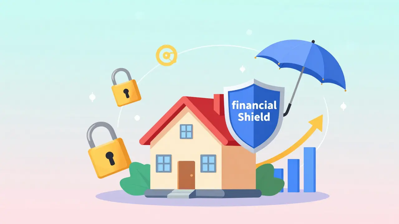 Финансовый щит и инструменты хеджирования, защищающие зарубежную недвижимость от рисков.