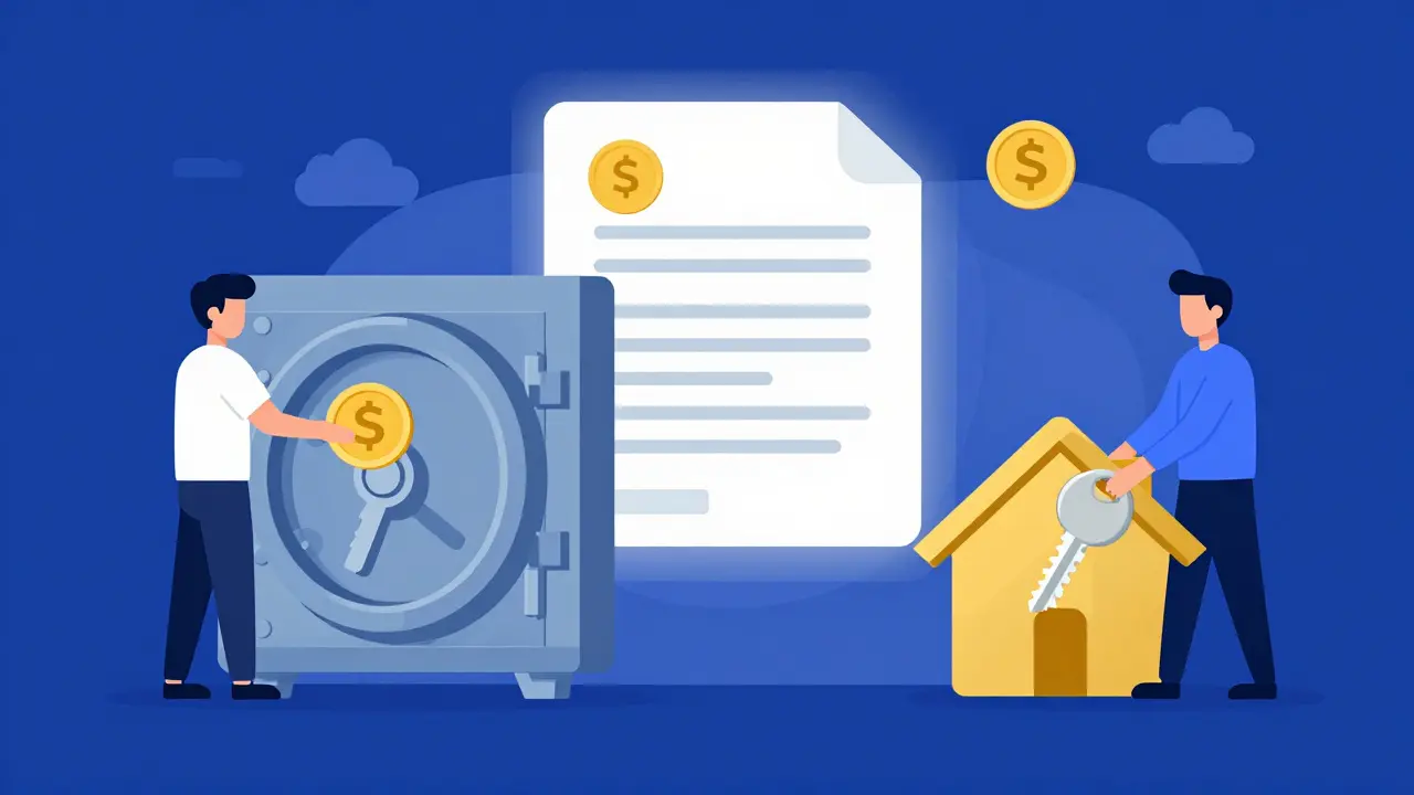 Схема безопасных расчетов через банк для снятия обременения с квартиры