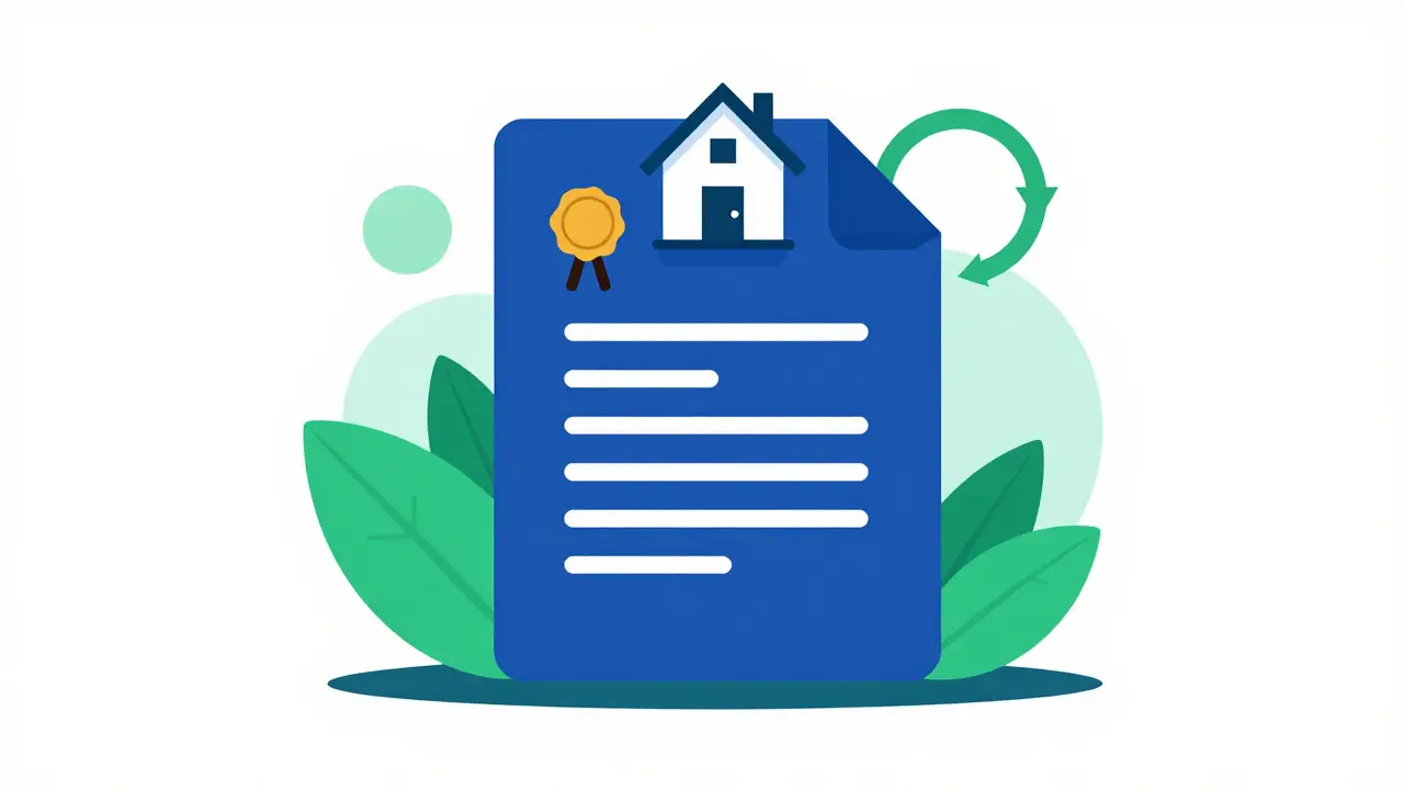 Юридический документ в виде щита, защищающий дом от финансовых рисков